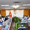 Bộ trưởng Nguyễn Hồng Diên chủ trì Hội nghị công bố Quy hoạch điện VIII điều chỉnh. (Ảnh: Đức Duy/Vietnam+)