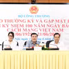 Thứ trưởng Nguyễn Sinh Nhật Tân chủ trì họp báo thường kỳ của Bộ Công Thương. (Ảnh: PV/Vietnam+)