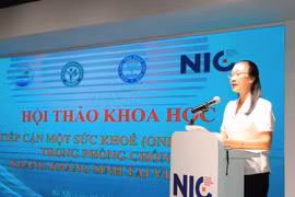 Phó giáo sư Phạm Thanh Bình - Chủ tịch Hiệp hội Tư vấn nâng cao sức khỏe Việt Nam. (Ảnh: PV/Vietnam+)