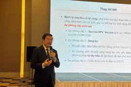 Giáo sư Nguyễn Vũ Quốc Huy - Phó Chủ tịch Hội Phụ sản Việt Nam, Hiệu trưởng Trường Đại học Y-Dược (Đại học Huế). (Ảnh: T.G/Vietnam+)