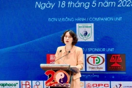 Thứ trưởng Bộ Y tế Nguyễn Thị Liên Hương phát biểu tại Hội thảo. (Ảnh: PV/Vietnam+)