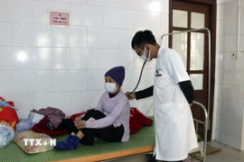 Bệnh nhân điều trị nội trú tại Bệnh viện Lao và bệnh Phổi tỉnh Hà Nam. (Ảnh: Nguyễn Chinh/TTXVN)
