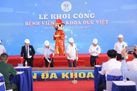 Bệnh viện có quy mô sử dụng đất hơn 30.000 mét vuông. (Ảnh: PV/Vietnam+)