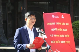Phó giáo sư Trần Ngọc Quế, Giám đốc Trung tâm Máu quốc gia (Viện Huyết học -Truyền máu Trung ương). (Ảnh: PV/Vietnam+)