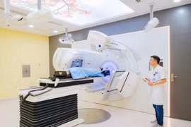 Thiết bị máy móc hiện đại tại Bệnh viện K. (Ảnh: PV/Vietnam+)
