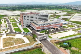 Toàn cảnh Cơ sở 2 của Bệnh viện Phụ Sản Trung ương. (Ảnh: PV/Vietnam+)