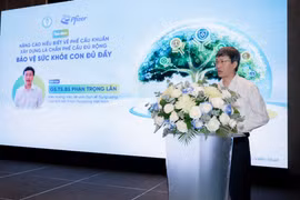 Giáo sư Phan Trọng Lân - Viện trưởng Viện Vệ sinh Dịch tễ Trung ương, Chủ tịch Hội Y học Dự phòng Việt Nam. (Ảnh: PV/Vietnam+)