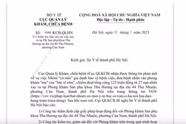 Yêu cầu Hà Nội báo cáo rõ về 'cò mồi' của phòng khám sản phụ khoa 'ma'