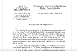 Yêu cầu Hà Nội báo cáo rõ về 'cò mồi' của phòng khám sản phụ khoa 'ma'