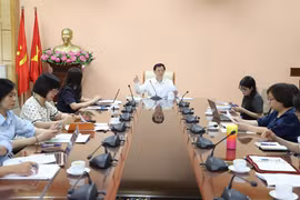 Các đại biểu tham dự cuộc họp. (Ảnh: PV/Vietnam+)