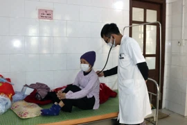 Bệnh nhân điều trị nội trú tại Bệnh viện Lao và bệnh Phổi tỉnh Hà Nam. (Ảnh: Nguyễn Chinh/TTXVN)