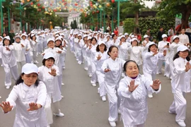 Việt Nam cũng chính thức bắt đầu bước vào giai đoạn già hóa dân số từ năm 2011. (Ảnh: TTXVN/Vietnam+)