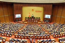 Toàn cảnh Phiên khai mạc trọng thể Kỳ họp thứ 10, Quốc hội khoá XV. (Ảnh: Phạm Kiên/TTXVN)