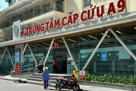 Có 4 nạn nhân vụ ôtô tông liên hoàn xe máy ở Hà Nội được đưa vào Trung tâm cấp cứu A9, Bệnh viện Bạch Mai. (Ảnh: T.G/Vietnam+)
