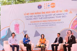 Các hoạt động kỷ niệm ngày dân số Thế giới 11/7/2025. (Ảnh: PV/Vietnam+)
