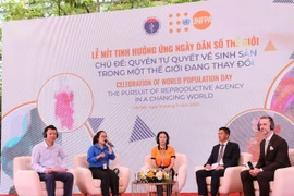 Các hoạt động kỷ niệm ngày dân số Thế giới 11/7/2025. (Ảnh: PV/Vietnam+)