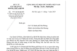 Điều tra vụ bệnh nhân nguy kịch khi tới làm đẹp tại cơ sở tư nhân ở Hải Phòng