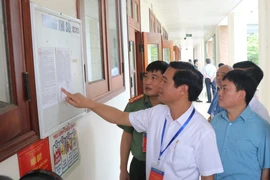 Bảo đảm mọi điều kiện tốt nhất cho công tác tổ chức Kỳ thi Tốt nghiệp THPT 2025. (Ảnh: Thái Hùng/TTXVN)