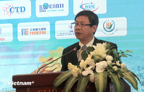 Herr Le Xuan Dinh, stellvertretender Minister für Wissenschaft und Technologie. (Foto: Thanh Phong/Vietnam+) vnp-hnbokhcn01.jpg