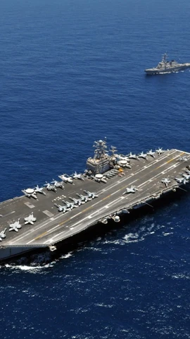 Nhóm tác chiến tàu sân bay Mỹ Abraham Lincoln áp sát Trung Đông giữa lúc căng thẳng với Iran 