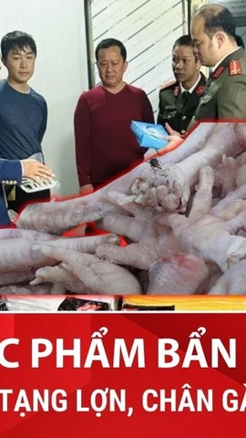 Công an Ninh Bình đột kích bắt giữ 1,2 tấn thực phẩm bẩn 