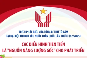Các điển hình tiên tiến là "nguồn năng lượng gốc" cho phát triển