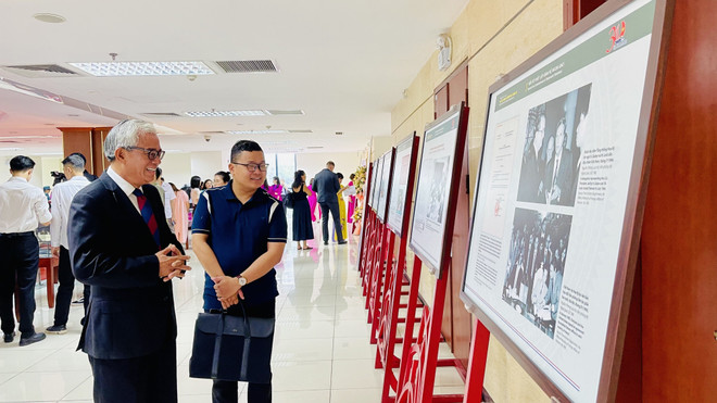 Các tài liệu được trưng bày, công bố tại Trung tâm Lưu trữ quốc gia III thuộc Cục Văn thư và Lưu trữ nhà nước. (Ảnh: PV/Vietnam+) img-699420250710123410.jpg