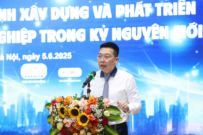 Ông Nguyễn Anh Vũ, Tổng Biên tập Báo Văn hóa phát biểu đề dẫn. (Ảnh: PV/Vietnam+) anhvu.jpg