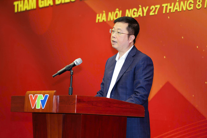 Ông Nguyễn Thanh Lâm, Bí thư Đảng ủy, Tổng Giám đốc Đài Truyền hình Việt Nam. (Ảnh: PV/Vietnam+) z6951604408733-95abd059d9bc46dc2345a77f7a82bb5a.jpg