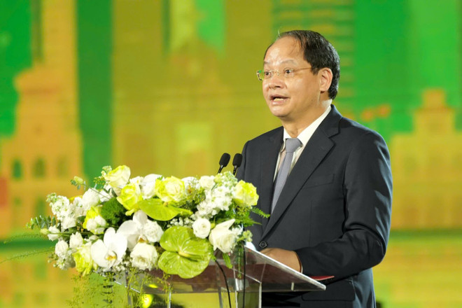 លោក Nguyen Doan Toan ប្រធាននាយកដ្ឋានឃោសនា និងចលនាមហាជននៃគណៈកម្មាធិការបក្សទីក្រុងហាណូយ ថ្លែងមតិ។ (រូបថត៖ CTV/Vietnam+) pn.jpg