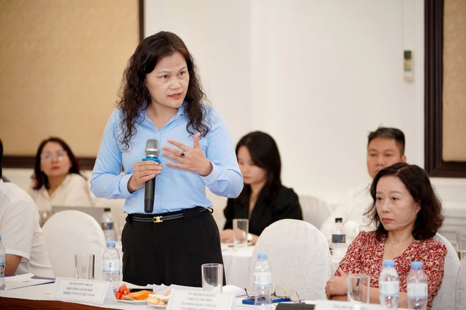 Bà Nguyễn Thị Sự, Phó Tổng giám đốc Thông tấn xã Việt Nam. (Ảnh: PV/Vietnam+) 58fe93cc6fb5daeb83a4-7836-4856.jpg