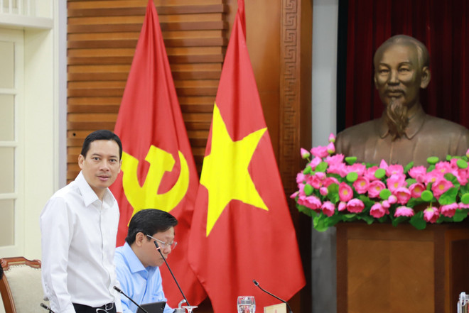 Cục trưởng Cục Phát thanh, Truyền hình và Thông tin điện tử Lê Quang Tự Do phát biểu tại Hội thảo. (Ảnh: BVHTTDL) img9937-17611144030781996948004.jpg