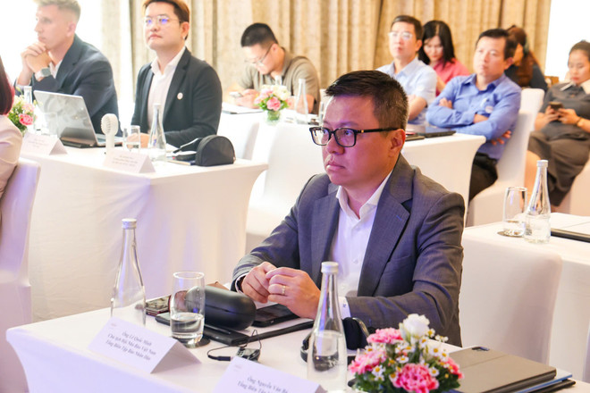 Ông Lê Quốc Minh, Ủy viên Trung ương Đảng, Phó Trưởng Ban Tuyên giáo và Dân vận Trung ương, Chủ tịch Hội Nhà báo Việt Nam, Tổng Biên tập Báo Nhân Dân dự hội thảo. (Ảnh: Hoàng Hiếu/Vietnam+) z6671694726241-d21906d22739e9efb9ca28e504762e58.jpg