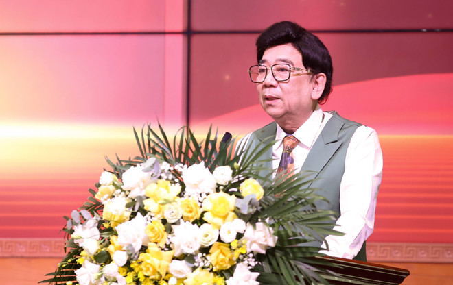Ông Nguyễn Trường Sơn, Chủ tịch Hiệp hội Quảng cáo Việt Nam, đồng Trưởng Ban Tổ chức giải thưởng. (Ảnh: Nam Nguyễn/Vietnam+) nam-3322.jpg
