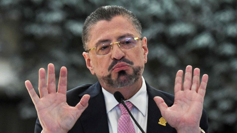 Tổng thống Costa Rica Rodrigo Chaves. (Nguồn: AFP)