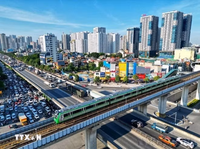 Một góc thành phố Hà Nội. (Ảnh: Danh Lam/TTXVN)