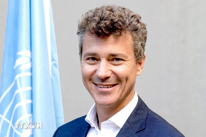 Trưởng Đại diện UNESCO tại Việt Nam Jonathan Wallace Baker. (Ảnh: TTXVN phát)