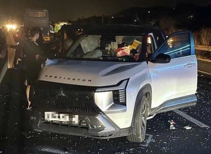 Hiện trường vụ tai nạn.