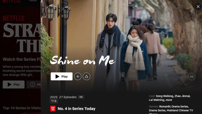 Phim "Tôi thấy ánh dương rực rỡ" trên kênh Netflix.