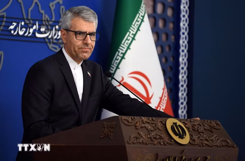 Người phát ngôn Bộ Ngoại giao Iran Esmaeil Baghaei. (Ảnh: THX/TTXVN)