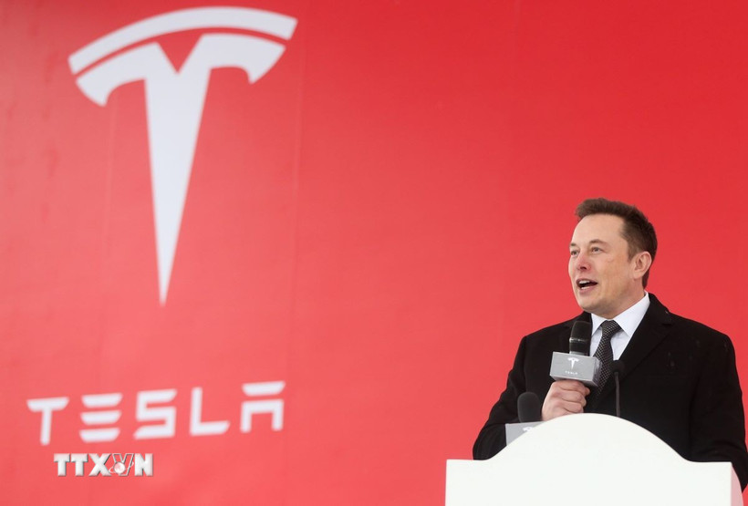 Ông Musk tiết lộ Tesla sẽ chi khoảng 10 tỷ USD cho phần cứng Nvidia tính đến cuối năm nay. (Ảnh: THX/TTXVN)