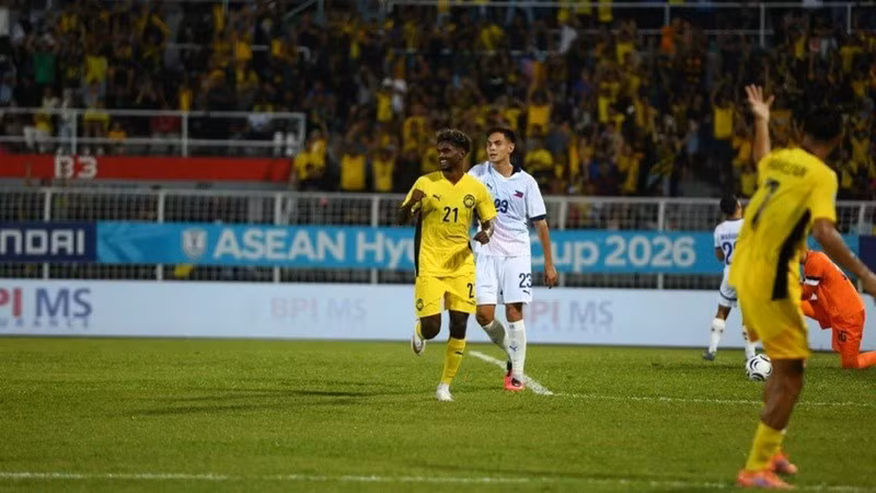 Malaysia (áo vàng) sẽ là đối thủ của Việt Nam ở bán kết ASEAN Cup 2026. (Nguồn: aseanutdfc)