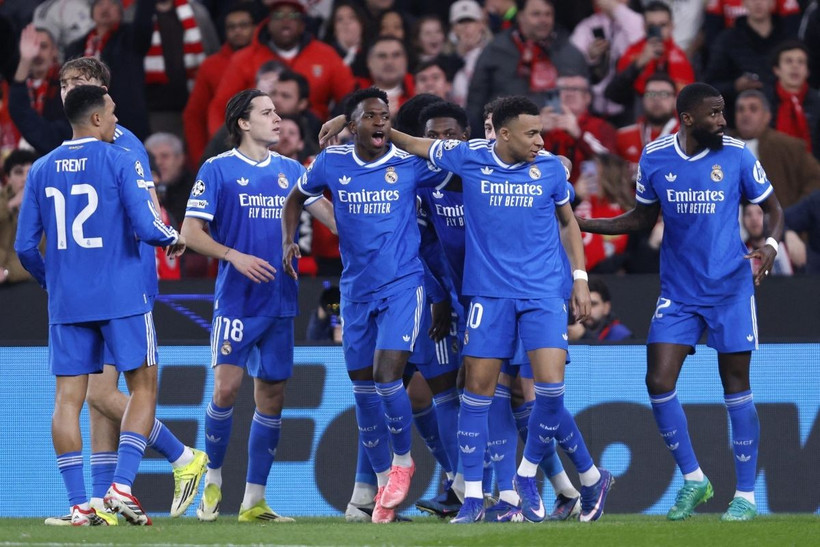 Real Madrid giành lợi thế trước Benfica. (Nguồn: AFP)