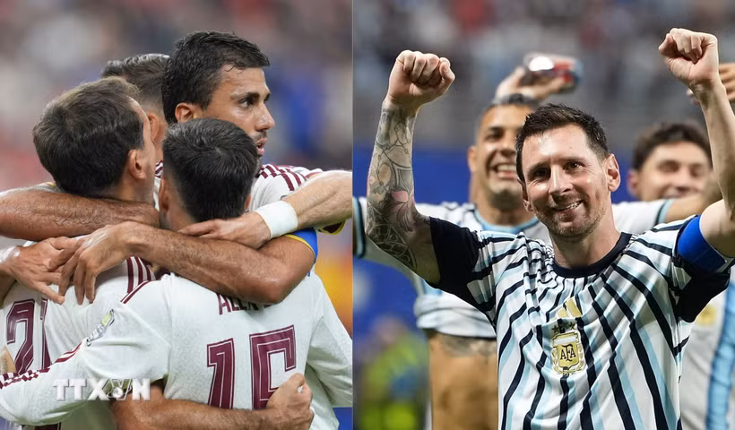 Tây Ban Nha sẽ đối đầu Argentina ở chung kết World Cup 2026. (Ảnh: THX/TTXVN phát)