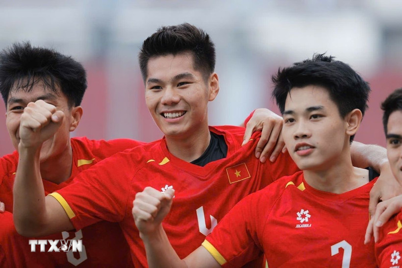 U23 Việt Nam sẽ cần phải vượt qua thách thức mang tên U23 Jordan. (Ảnh: Minh Quyết/TTXVN)