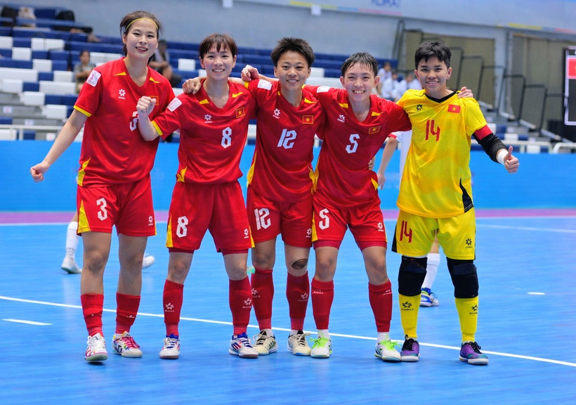 Futsal nữ Việt Nam sẽ đối đầu Thái Lan ở bán kết. (Thailand futsal)