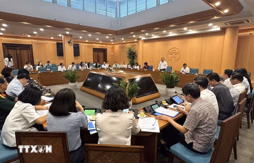 Quang cảnh cuộc họp. (Ảnh: Quốc Lũy/TTXVN)