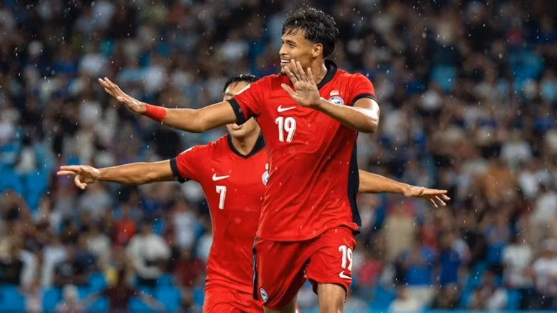Singapore hướng đến chiến thắng, vượt qua Việt Nam trên bảng xếp hạng. (Nguồn: aseanutdfc)
