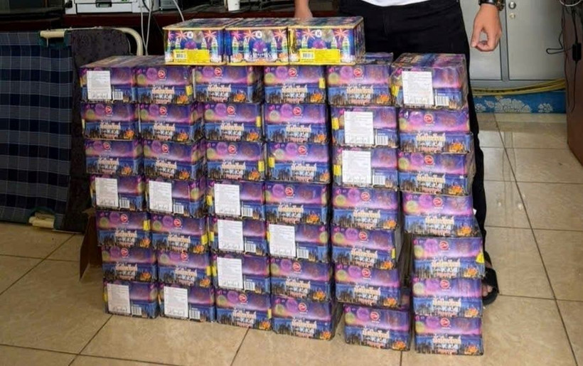 Tang vật của vụ án. (Ảnh: TTXVN phát)