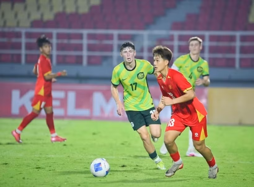 U17 Việt Nam tái ngộ U17 Australia sau khi từng thắng đối thủ ở giải U17 Đông Nam Á 2026. (Nguồn: VFF)